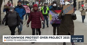 Madison joins nationwide protests against Trump, Project 2025