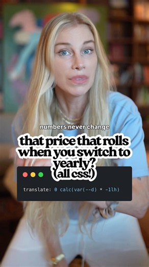 Create a Price that Rolls in CSS