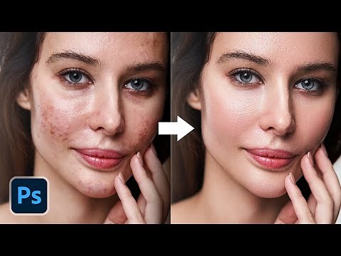 3 Superfast Ways to Auto-Repair Skin + Free Actions! - Photoshop Tutorial