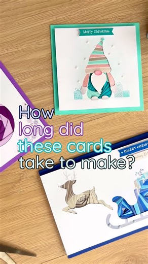 Pretty In Paper By B™ on Instagram: "How long does iris folding really take? ⏰ Let’s find out with a few of our favourites from our new Jolly Jingle Collection! 🎄✨ Here’s how long they took us to make: 🎅🏼 Wonky Gonk’s Winter Wonderland Card - 40 minutes 🦌 Santa & Sleigh Night Sky Aperture Pack - 1 hour (due to the double iris folding patterns) 🎄 Decorative Bauble Frosty Edition Aperture - 30 minutes Each one is a mindful moment of making, a little pocket of calm that turns into something tr