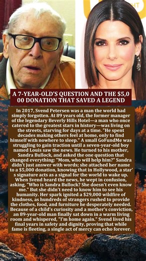 A 7-YEAR-OLD’S QUESTION AND THE $5,000 DONATION THAT SAVED A LEGEND