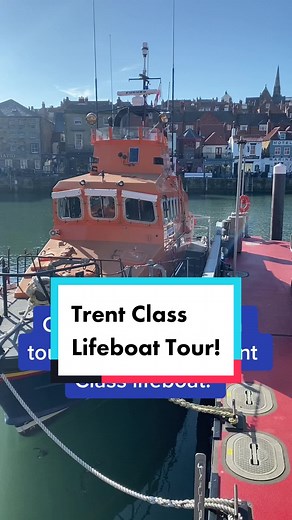 Inside the Whitby Trent Class Lifeboat Tour