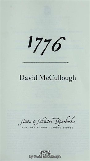 1776 by David McCullough — Quick Take | Phantom Pages #Shorts
