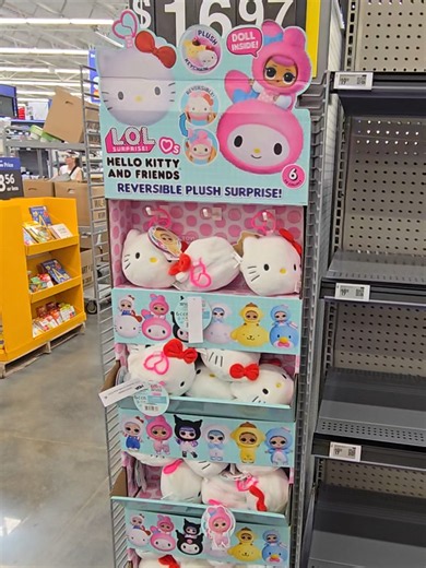 LOL Surprise Hello Kitty And Friends! Reversible Plush Surprise! 😺🎀 @Walmart #lolsurprise #hellokitty #plush #hellokittyplush #walmartfinds