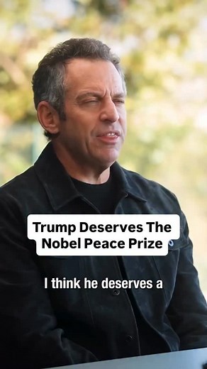 Trump Deserves The Nobel Peace Prize. From Sam’s recent interview on the Triggernometry podcast. | Sam Harris
