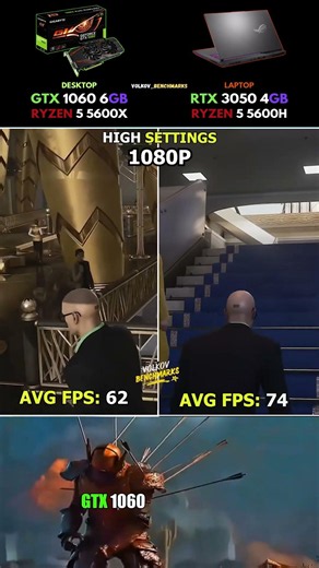 RTX 3050 Laptop vs GTX 1060 - Who Stole The Frames? #pcgaming