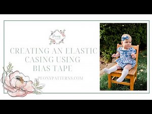 Creating an Elastic Casing Using Bias Tape