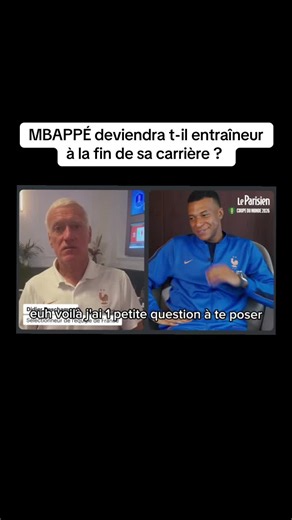 Retrouver l’intégralité de l’interview sur la chaîne YouTube de @Le Parisien #mbappe #france #coach #interview #edf
