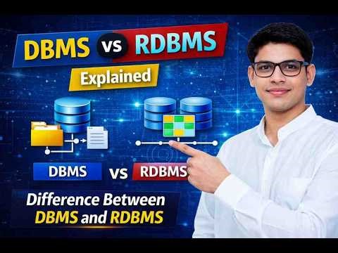 DBMS vs RDBMS Explained | Difference Between DBMS and RDBMS | Database Concepts
