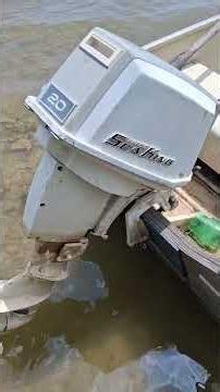 '68 Sea King 20hp by Chrysler Marine #pentastar #outboards #classicboat #vintagestyle #vintageboat