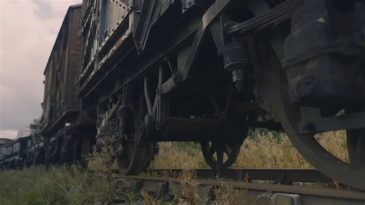The train made it almost across the bridge - then the last car fell and caught fire
