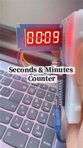 Seconds & Minutes Counter | #shorts #Arduino #coding #arduinonano #engeneering