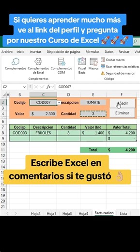 Aprende Excel desde cero sin estrés 😌 con clases paso a paso. Inscríbete ahora ➡️ https://go.hotmart.com/F101338360T | Mega Curso de Excel