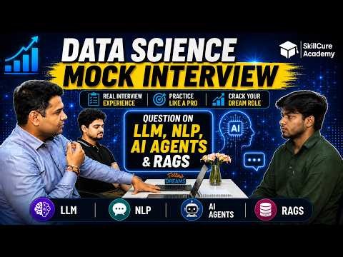 Data Science Mock Interview 2026 | Real Interview Questions & Answers | Python, SQL, ML | Freshers.