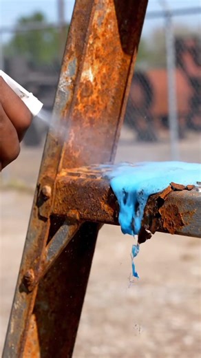 Rusted Ladder Step Restoration Satisfying Clean 😱