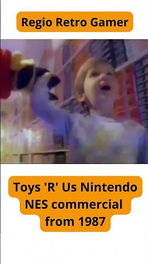 Toys 'R' Us Nintendo NES commercial from 1987
