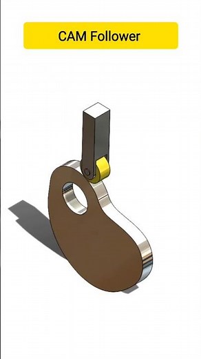 ✅CAM and Roller Follower | Mechanism Animation