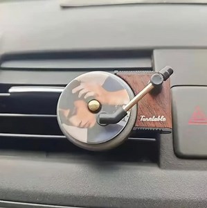 Custom Mini Record Player Car Air Freshener: Turntable Vent Clip, Essential Oil Diffuser - Etsy