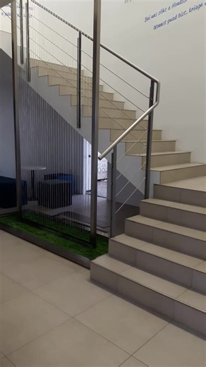 Thread Fountain Waterfall Stairway Entrance Design