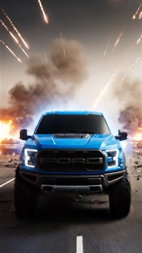 💙⚡ Ford Raptor Transforms Into Thunder Beast Robot! 8K AI War Cinematic #shorts #ai #scifi