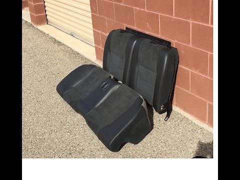 How to remove the rear seats: 1994-2004 Ford Mustang
