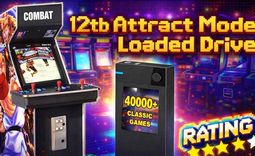 Kinhank HyperSpin Attraction 12TB Base Drive (Attract Mode) – Arcade Punks Release
