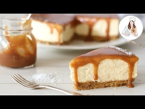 No Bake Salted Caramel Cheesecake Recipe | No Bake Cheesecake Recipe