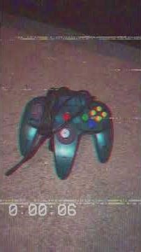 this is so sad in old Nintendo 64 in my old TV😭