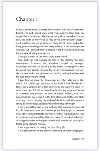 I read my favorite parts from The Bell Jar by Sylvia Plath