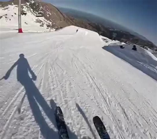 Mt hutt POV 2024 Gunners (don’t mind the end 🙈 #skiing #jumps #pov