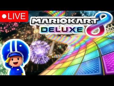 🔴 Mario Kart 8 Deluxe & Mario Kart Wii: How many 3 lap tracks can we get......I mean what?!?🤣😂💢💥🔨📖