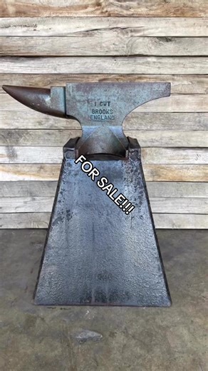 John Brooks Anvil for Sale: Top Condition & Sturdy Stand