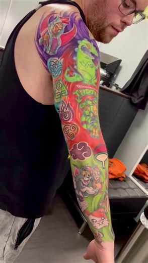 Nostalgic Cartoon Tattoos Inspired by the 90s