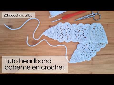 Crochet tutorial: an easy bohemian hairband