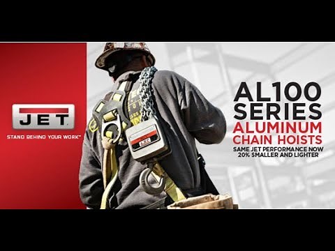 Introducing the new JET AL100 Series Manual Hand Chain Hoists