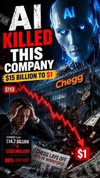 AI Destroyed a $15 BILLION Company | The Rise & Fall of Chegg