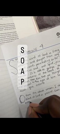 how to study the bible using SOAP method.