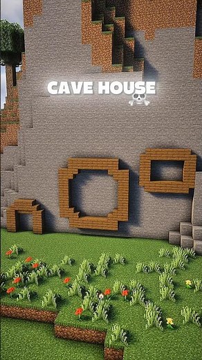 Minecraft: Cave House🏠 | Tutorial Timelapse | #minecraft #minecraftbuilding