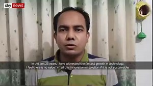 9.2K views · 67 reactions | The #DailyClimateShow meets the Bangladeshi engineer with a solar solution. Gopal Kumar Mohoto has invented a vending machine that could help power more than one million vehicles in Bangladesh. You can watch the #DailyClimateShow at 6:30pm and 9:30pm. Catch up here: https://trib.al/VIOp6dI | Sky News | Facebook