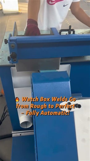 Watch Box Welds Go from Rough to Perfect – Fully Automatic!#boxwelding #automaticgrinding
