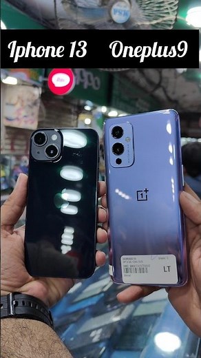 OnePlus 9 vs iPhone 13 Camera Comparison | Night Mode, 4K Video & Photography Test! #shorts #camera