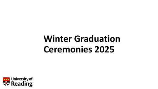 Winter Graduation Ceremonies 2025