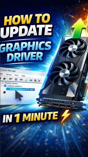 How to Update Graphics Driver in 1 Minute ⚡