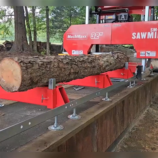 🌳Designed for one-person operation with smooth feeding and clean, precise cuts every time. 🔍32" Portable Sawmill, 420cc 15HP E-Start Gasoline Engine, 29" Board Width, 20' Track Length, SM32 🚚Free shipping from 4 warehouses in LA, NJ, IL, TX🚀 🛒Buy Now👇 #MechMaxx #Sawmill #portablesawmill #sawmillbusiness | MechMaxx