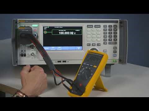 How to Calibrate DC Voltage on a DMM Using the DMM AUTOCAL Adapter and Fluke 5560A