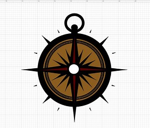 Buy Elegant Compass Rose SVG and PNG Digital Download - Perfect for DIY Crafts, T-shirts, Stickers, and More Online in India - Etsy