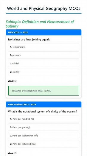 Definition and Measurement of Salinity