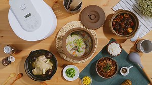 Enjoy the traditional taste of clay pot rice in the comfort of your home! 🍚 Presenting our purple clay inner pot digital rice cooker, perfect for cooking healthy and flavorful meals. Upgrade your kitchen today! #PurpleClayRiceCooker #RiceCooker #HealthyCooking #AsianCuisine #HomeCooking | Aroma Housewares