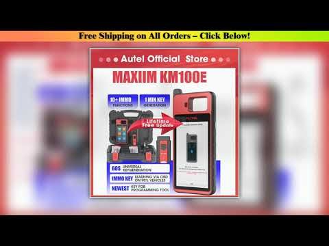 Autel KM100E Key Programming Tool Automotive Diagnostic Scanner Free Update Key