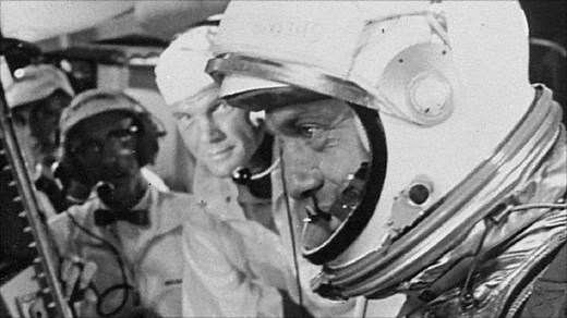 Alan Shepard becomes the first American in space